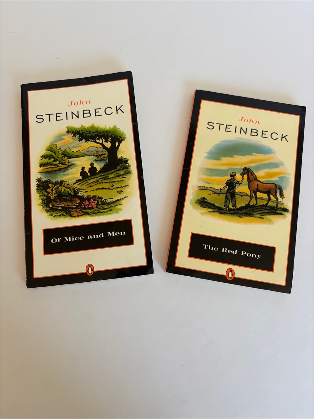 John Steinbeck Paperback Classics - Beige Cover (Set of 2)
